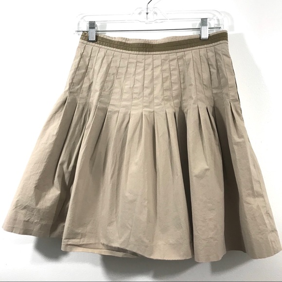 Vintage Brooks Brothers Khaki Stretch Wrap Skirt - Picture 4 of 8